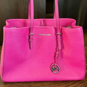 Fuschia Michael Kors bag
